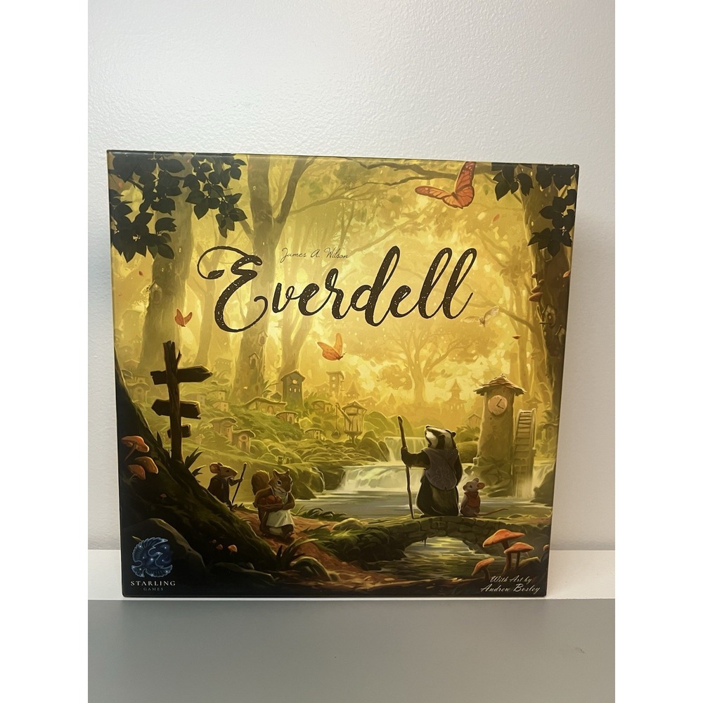Everdell Board Game With 4 Expansions (except Mistwood) Complete Excellent